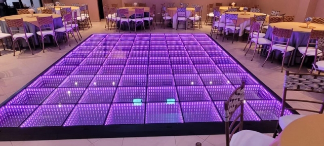 led dance floor rental